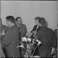 Section administrative spécialisée (SAS) d'Arba. Réception après la cérémonie de remise de décoration.