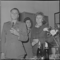 Section administrative spécialisée (SAS) d'Arba. Réception après la cérémonie de remise de décoration.