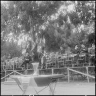 Constantine. Finale interarmées de rugby. Présences officielles.