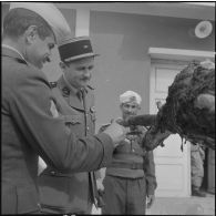 Algérie. Des militaires fêtent l'aïd el-séghir. Le méchoui.