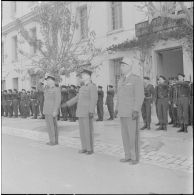 Alger. Prise de commandement au BRA.