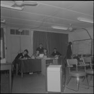 La Reghaïa. Salle opérationnelle des transmissions.