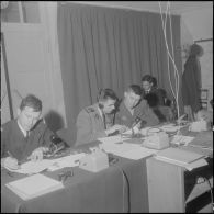 La Reghaïa. Salle opérationnelle des transmissions.