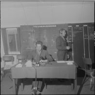 La Reghaïa. Salle opérationnelle des transmissions.