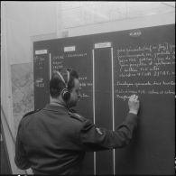 La Reghaïa. Salle opérationnelle des transmissions.