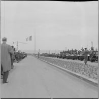 Rocher Noir. Cérémonie de passation des pouvoirs entre Jean Morin et Christian Fouchet.