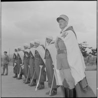 Rocher Noir. Cérémonie de passation des pouvoirs entre Jean Morin et Christian Fouchet.