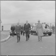 Rocher Noir. Arrivée de Jean Morin et Christian Fouchet.