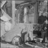 Alger. Plasticage des transformateurs de la caserne d'Orléans et des Tagarins. Dégâts matériels.