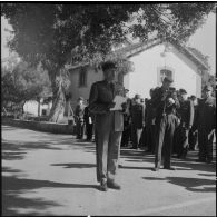 Alger. Chapelle de l'hôpital Maillot. Cérémonie funéraire. Eloge funèbre.