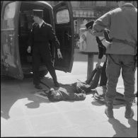 Alger. Assassinat d'un homme rue Michelet.