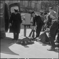 Alger. Assassinat d'un homme rue Michelet.