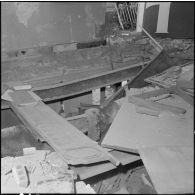 Alger. Attentat au plastic au journal d'Alger par l'OAS (Organisation armée secrète).