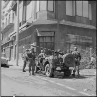 Bouclage du centre d'Oran.