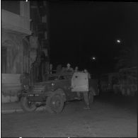 Oran. Mise en place des troupes dans la ville.