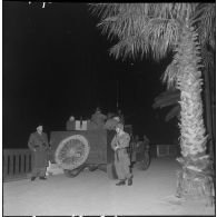 Oran. Mise en place des troupes dans la ville.