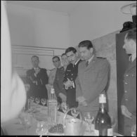 La Reghaïa. Pot à l'école militaire d'infanterie (EMI).