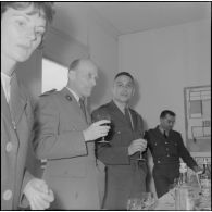 La Reghaïa. Pot à l'école militaire d'infanterie (EMI).