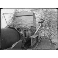 S.O. Ostende. Belgique. Défenses côtières allemandes. Batterie Jacobmessen. Le goniomètre.