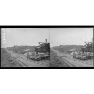 NE. Ostende. Batterie allemande Hindenbourg. Vue générale de la batterie. [légende d'origine]