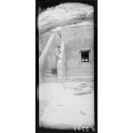 NE. Ostende. Batterie allemande Heiltritz. Escalier conduisant au télémètre. [légende d'origine]