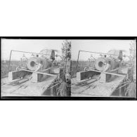 NE. Ostende. Batterie allemande Jacobnessen. Le refouloir. [légende d'origine]