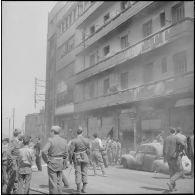Alger. Quartier des Tagarins. Explosion d'un camion-citerne.