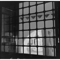 Alger. Mess [cantine] du square Bresson. Détail architectural.