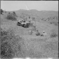 Patrouille le long de la frontière marocaine dans la région de Tlemcen.