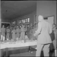 Commémoration du 14 Juillet 1962. Discours d'une autorité militaire.