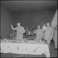 Commémoration du 14 Juillet 1962. Discours d'une autorité militaire.