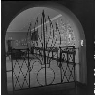 Salle d'honneur de la caserne du 1er régiment étranger d'infanterie (REI) à Sidi-bel-Abbès.