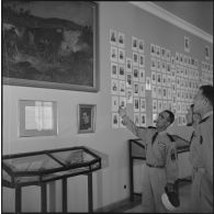 Salle d'honneur de la caserne du 1er régiment étranger d'infanterie (REI) à Sidi-bel-Abbès.