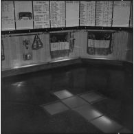 Salle d'honneur de la caserne du 1er régiment étranger d'infanterie (REI) à Sidi-bel-Abbès.