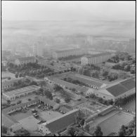 Vue aérienne de la caserne du 1er régiment étranger d'infanterie (REI) à Sidi-Bel-Abbès.