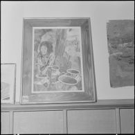 Exposition de peinture à la base aérienne 210 (BA 210).