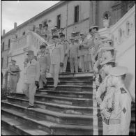 Obsèques de mademoiselle Guelsucci à la chapelle de l'hôpital Maillot à Alger.