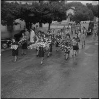 Obsèques de mademoiselle Guelsucci à la chapelle de l'hôpital Maillot à Alger.