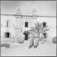 Entraînement d'une section du 152e régiment d'infanterie (RI).