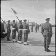 Prise d'armes à l'occasion de la dissolution du Centre d'instruction du service du matériel n° 3 (CISM n°3).