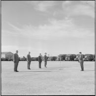 Prise d'armes à l'occasion de la dissolution du Centre d'instruction du service du matériel n° 3 (CISM n°3).