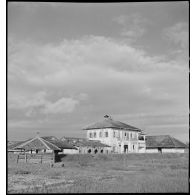 Poste militaire français de Tang Hoa dans le secteur de My Tho.