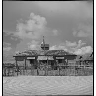 Poste militaire français de Binh Luong Dong dans le secteur de My Tho.