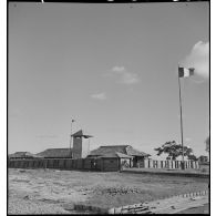 Poste militaire français de Tran Binh Dien dans le secteur de My Tho.