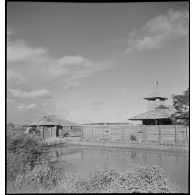 Poste miltiaire français de Tran Binh Dien, dans le secteur de My Tho.