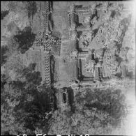 Vue aérienne du temple Bayon.