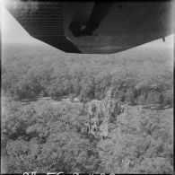Vue aérienne du temple Bayon.