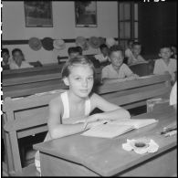 Une classe à l'école française de Nha Trang.