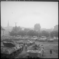 Prise d'armes avec le RBFM à Clézentaine.