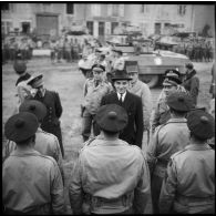 Prise d'armes avec le RBFM à Clézentaine.